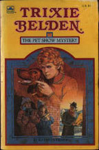 Trixie Belden and the Pet Show Mystery book cover