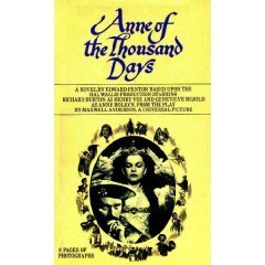 Anne of the Thousand Days book cover