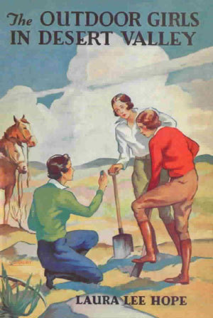 The Outdoor Girls in Desert Valley; or, Strange Happenings in a Cowboy Camp book cover