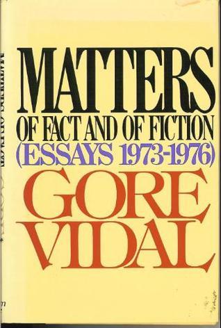 Matters of Fact and of Fiction book cover