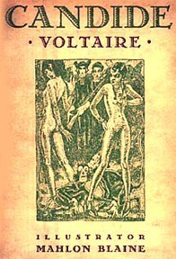 Candide in English & French – 1918 Boni & Liveright Translation book cover