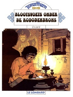 Blootsvoets onder de rododendrons