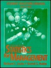 Statistics for Management book cover