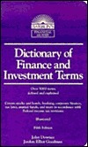 Dictionary Of Finance & Investment Terms by John Downes