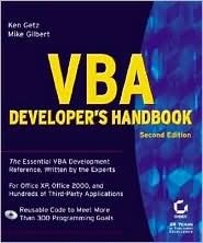 VBA Developer's Handbook by Ken Getz | Goodreads