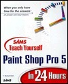 Sams Teach Yourself Paint Shop Pro 5 in 24 Hours book cover