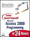 Sams Teach Yourself Microsoft Access 2000 Programming in 24 Hours book cover
