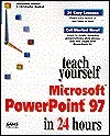 Sams Teach Yourself PowerPoint in 24 Hours book cover