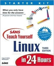 Sams Teach Yourself Linux in 24 Hours, Third Edition book cover
