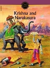 Krishna and Narakasura book cover