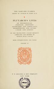 Plutarch's Lives book cover