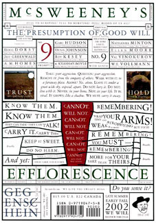 McSweeney's #09