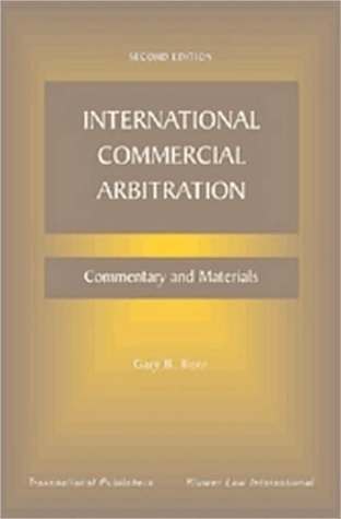 GARY BORN INTERNATIONAL COMMERCIAL ARBITRATION PDF visual data 6