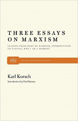 Three essays on Marxism book cover