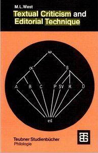 Textual Criticism & Editorial Technique