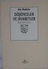 Düşünceler ve Sohbetler book cover