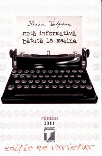 Notă informativă bătută la maşină