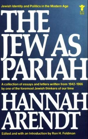 The Jew as Pariah book cover
