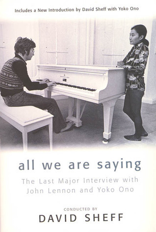 All We Are Saying book cover