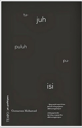 70 Puisi book cover