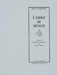 L'esprit de révolte book cover