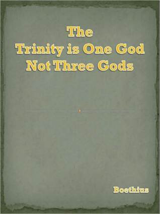 The Trinity is One God Not Three Gods book cover