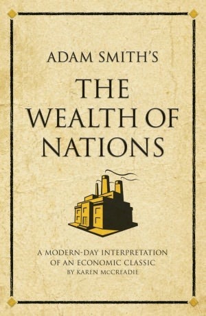 Adam Smith's the Wealth of Nations book cover