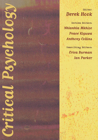 Critical Psychology book cover