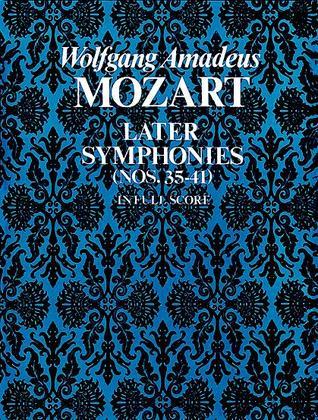 Later Symphonies (Nos. 35-41) in Full Score book cover