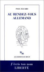 Au rendez-vous allemand book cover
