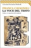 La voce del testo: L'arte e il mestiere di tradurre