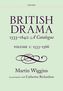 BRITISH DRAMA 1533-1642: A CATALGOUE by Martin Wiggins | Goodreads