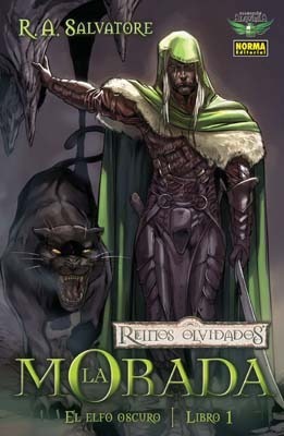 Portadas de la novela gráfica de fantasía La morada, de R. A Salvatore
