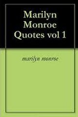 Marilyn Monroe Quotes vol 1 book cover