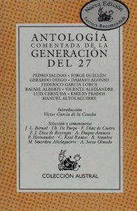 Antologia Comentada de la Generación del 27