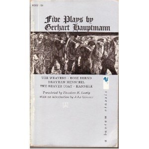 Five Plays by Gerhart Hauptmann book cover