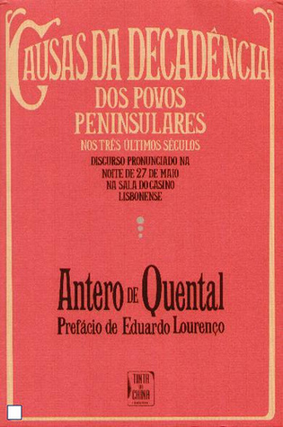 Causas da Decadência dos Povos Peninsulares book cover