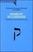 Kohèlet/Ecclesiaste book cover