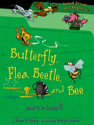 Butterfly, Flea, Beetle, and Bee book cover