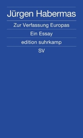 Zur Verfassung Europas book cover