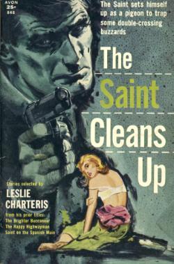 The Saint Cleans Up book cover