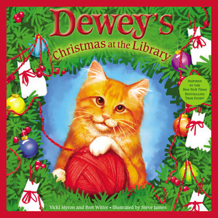 Dewey's Christmas at the Library book cover