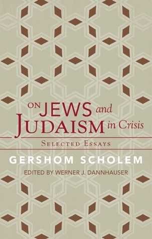 On Jews and Judaism in Crisis book cover