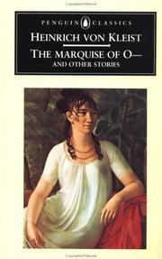The Marquise of O-- and Other Stories