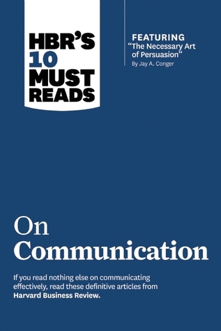HBR's 10 Must Reads on Communication book cover