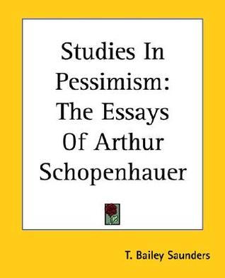 Studies in Pessimism book cover
