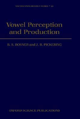 Vowel Perception and Production book cover