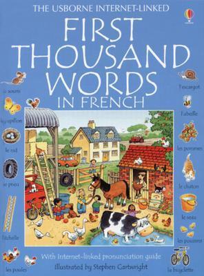 First Thousand Words in French book cover