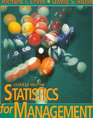 Statistics for Management book cover