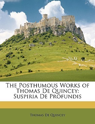 Suspiria de Profundis book cover